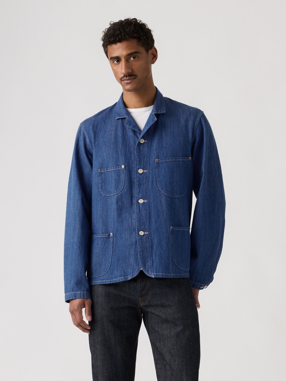 LEVI'S® VINTAGE CLOTHING 19th Sack Coat工裝外套/ Rinse原色/ LVC