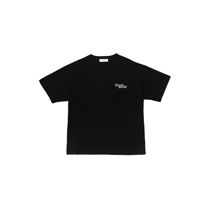 MERCHANDISE] &TEAM 2026 TOUR [BLAZE THE WAY] MD S/S T-SHIRT BLACK