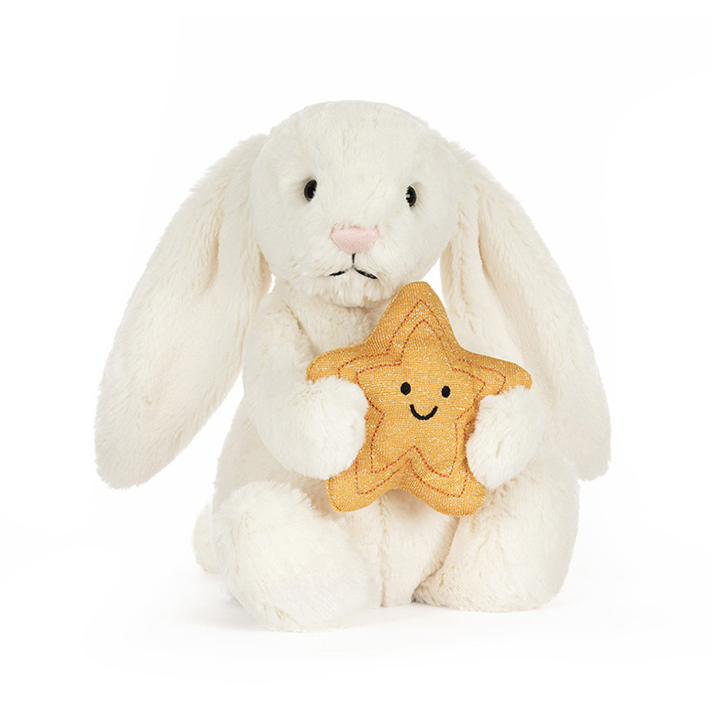 新作 Cream Bunny Star 新品タグ付き Cream Bunny with Star 星星兔(典雅白) | 熱銷推薦| CY JOYCE 喜悅