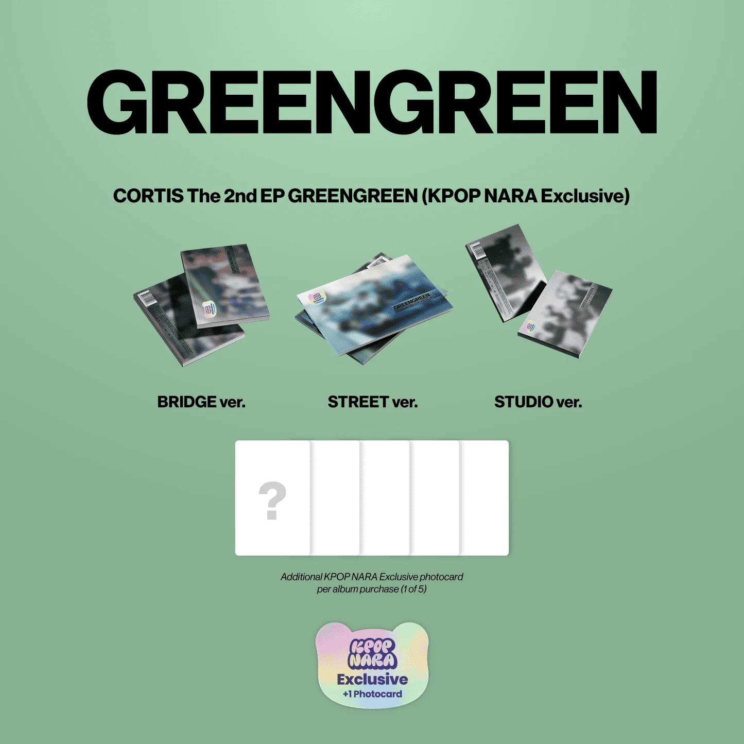 KPOPNARA EXCLUSIVE) CORTIS - THE 2ND EP [GREENGREEN] US INPUT