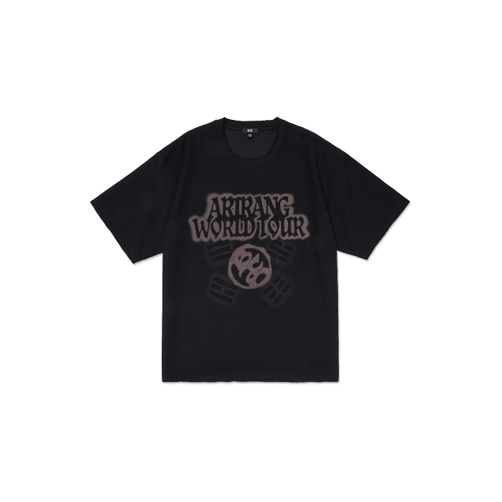 MERCHANDISE] BTS ARIRANG TOUR MD S/S TOUR T-SHIRT BLACK | Popular