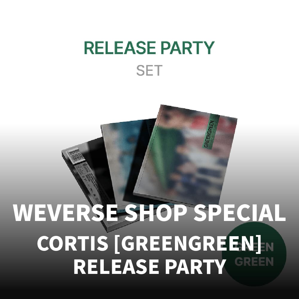 CORTIS GREENGREEN リリースパーティー グッズ RELEASE PARTY - WEVERSE SHOP) CORTIS - THE 2ND EP [GREENGREEN