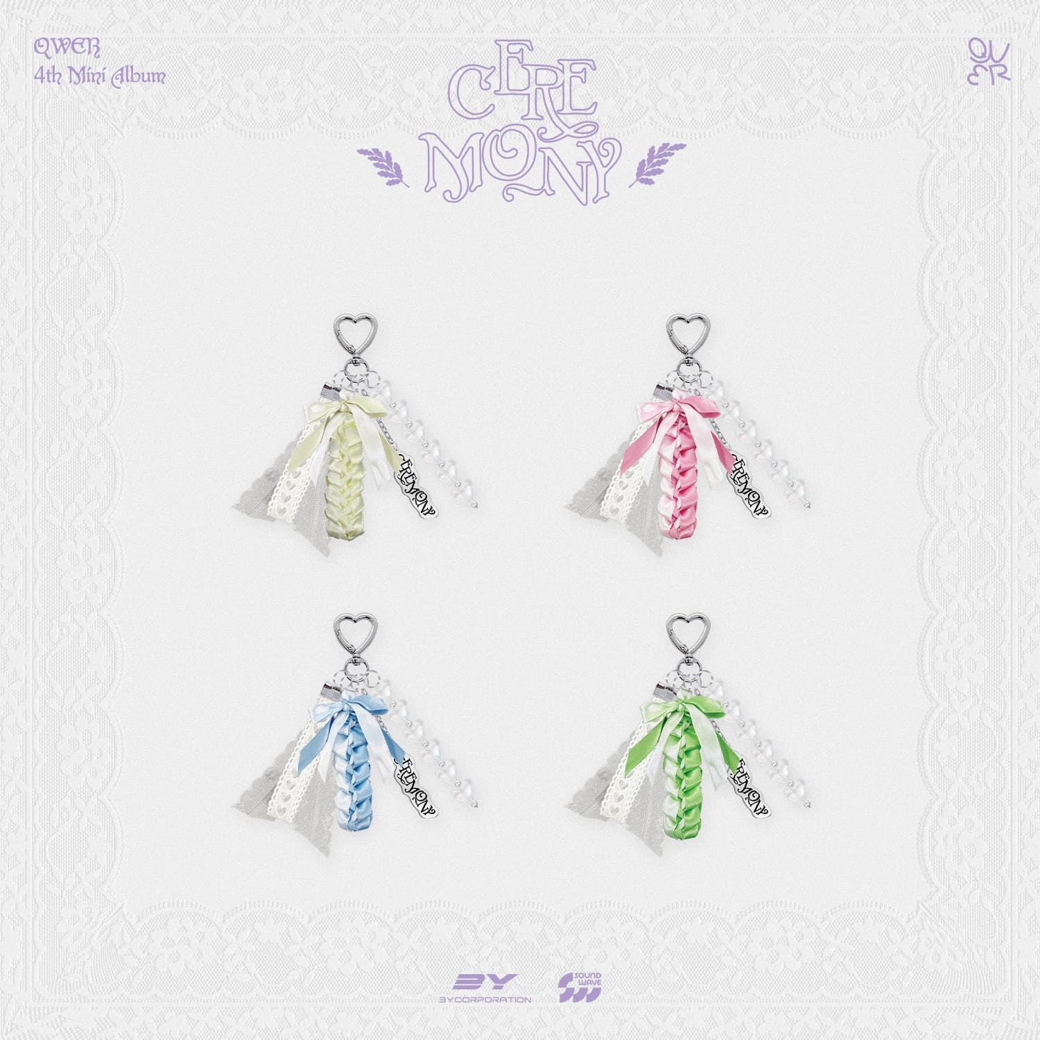 週邊] QWER THE 4TH MINI ALBUM 'CEREMONY' POP-UP MD 畢業鑰匙圈| 熱