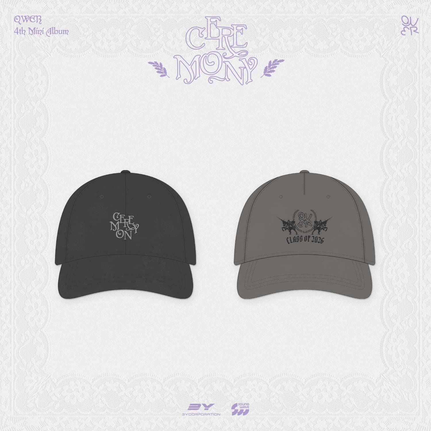 MERCHANDISE] QWER THE 4TH MINI ALBUM 'CEREMONY' POP-UP MD BALLCAP