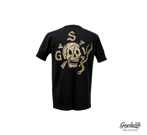 Gangsterville XXX S/S Henry T-Shirts 美國棉復古橡膠亨利領上衣(兩色 