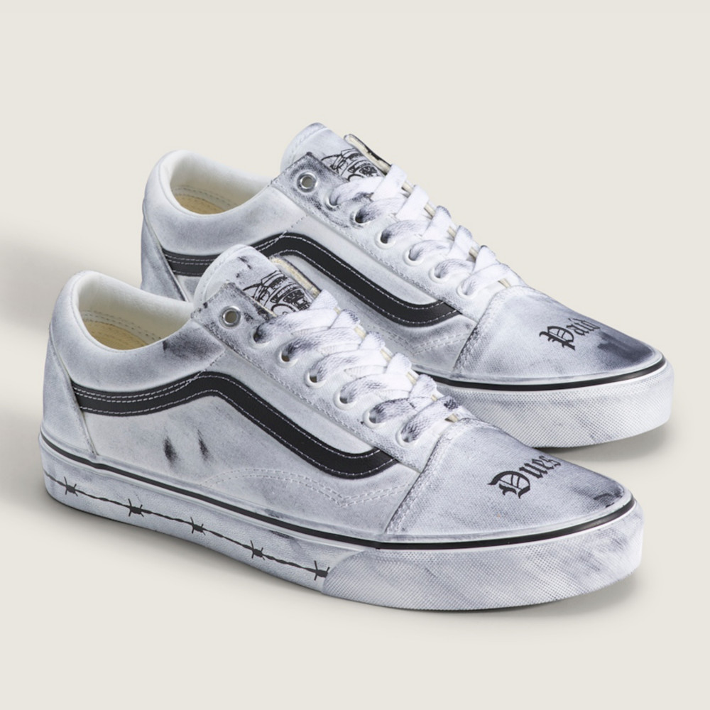 Vans x Travis Barker Old Skool 白色滑板鞋
