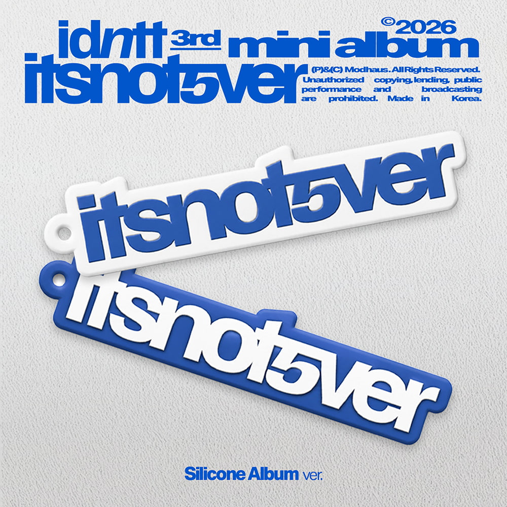 idntt ウンソン itsnotover QR未使用 objekt 4枚 IDNTT - 迷你三輯[ITSNOTOVER] (SILICONE ALBUM版) | 熱銷推薦| 微樂客