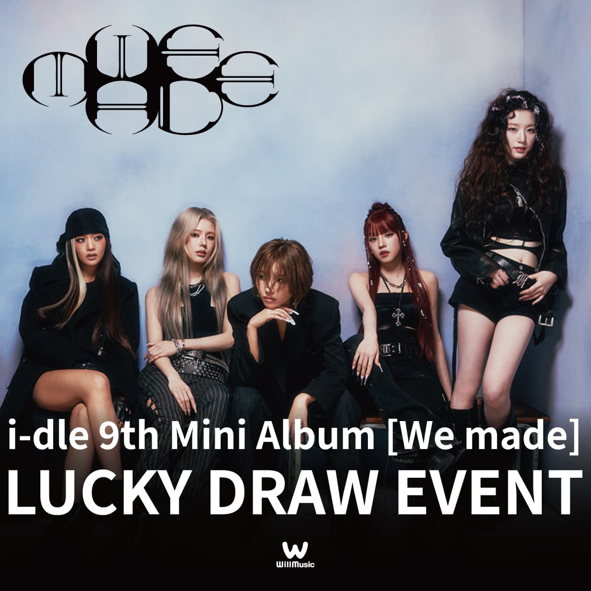 WILLMUSIC] i-dle 9th Mini Album [We made] LUCKY DRAW EVENT|人気