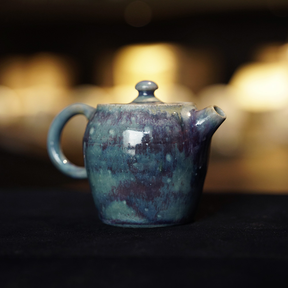 2025常樂系列》林逢熙彩釉柴燒茶壺陶壺薄胎陶職人手作茶壺茶具泡茶用具