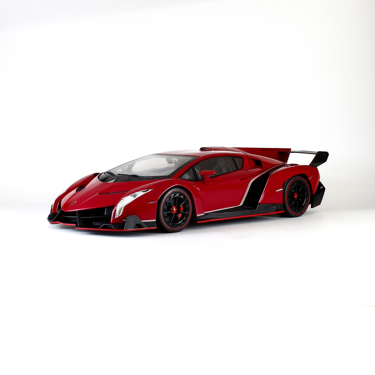 SJHOBBY 遙控模型- 09501RM 1/18scale Lamborghini Veneno Red