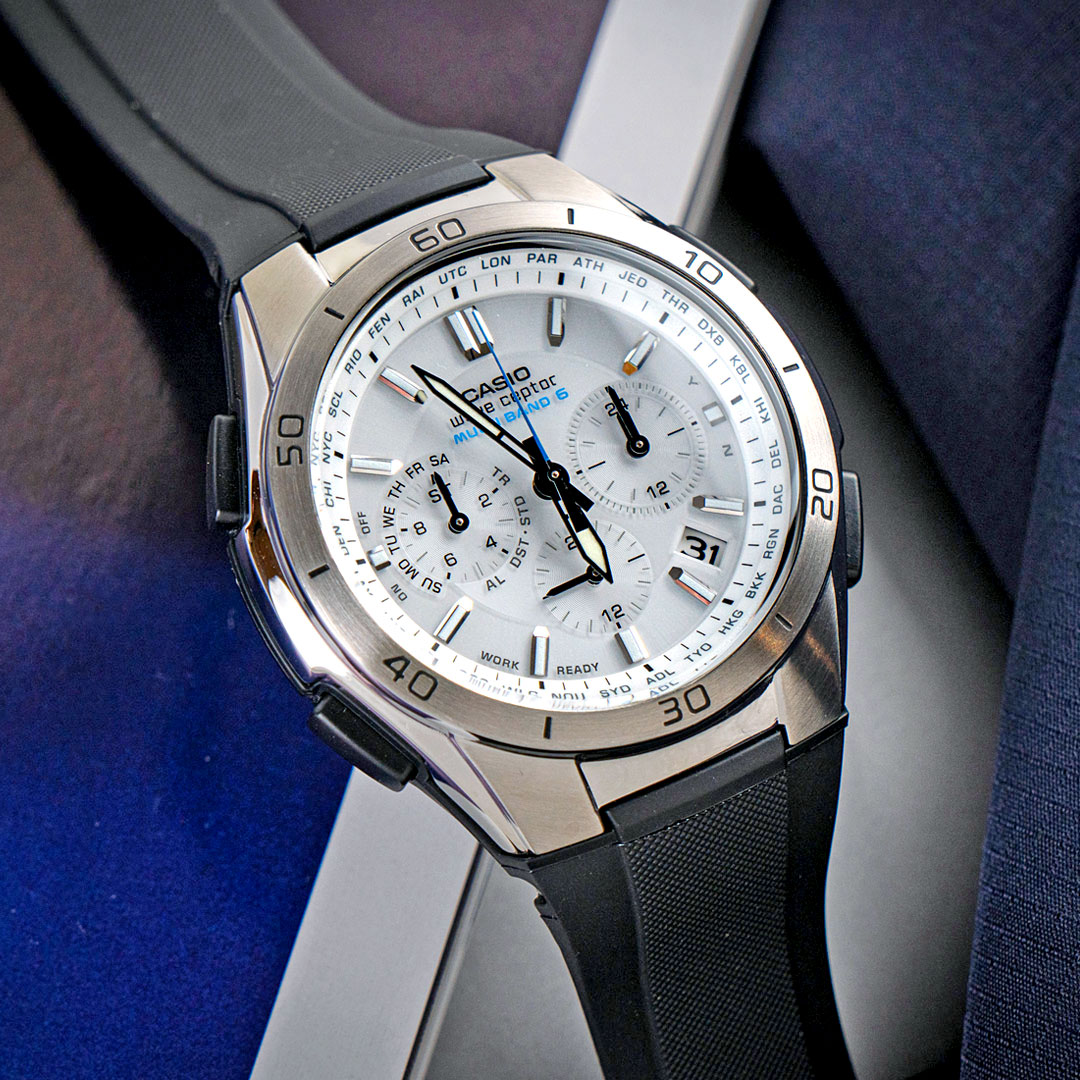 高CP值日本限定電波】CASIO 卡西歐WVQ-M410-7A 極致品味太陽能三眼計時