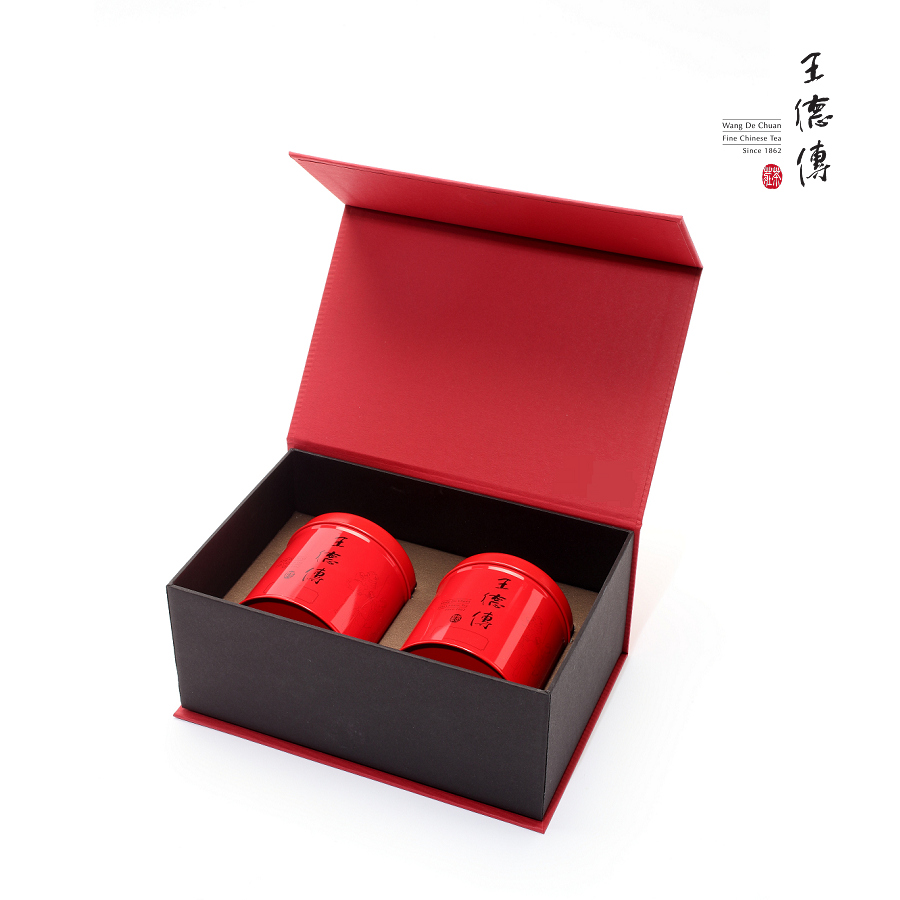 【HGT】凍頂烏龍100g/阿里山金萱100ｇ 台灣茶葉禮盒| 王德傳茶莊