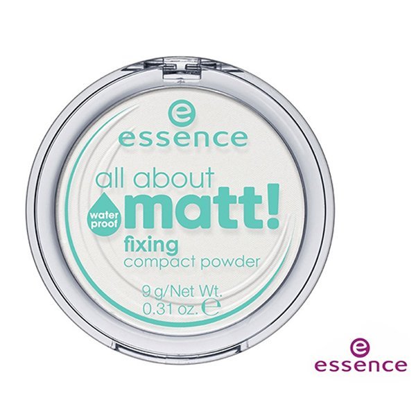 essence 艾森絲~超霧光定妝粉餅防水型(白色)9g【D221997】Pressed