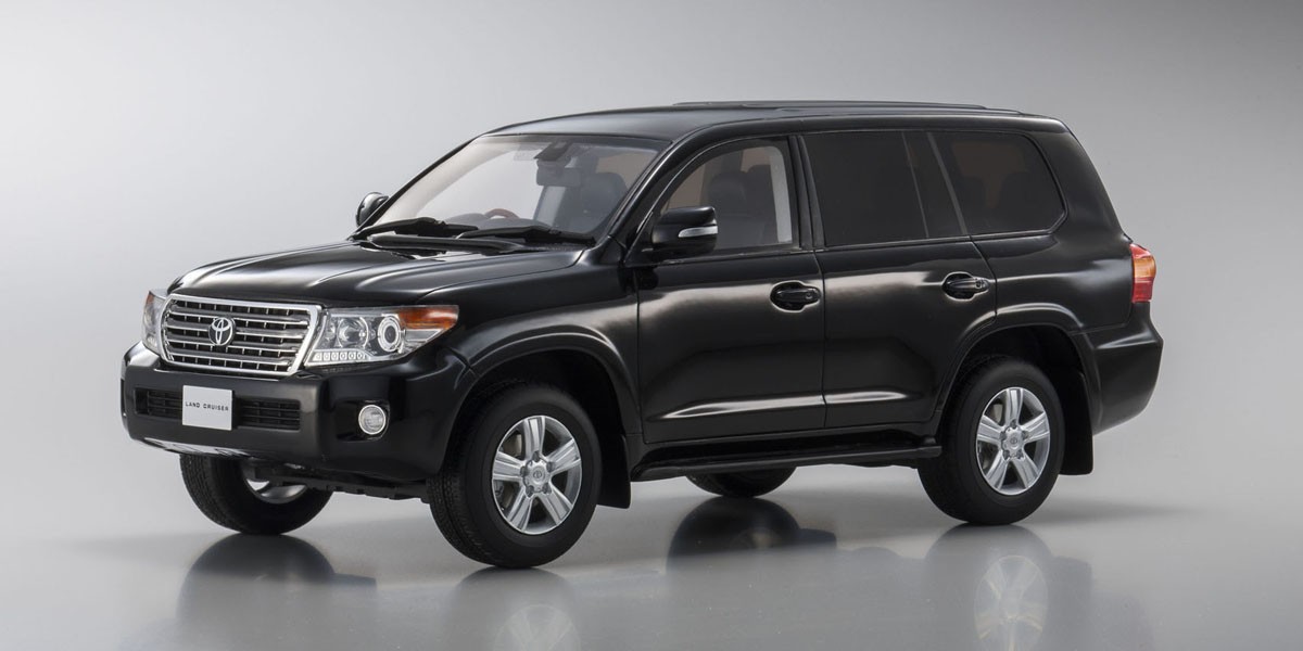 1/18 トヨタ ランドクルーザー AX Gセレクション (KSR18008W) Kyosho 1/18 Scale Toyota Land Cruiser AX G Selection, Black