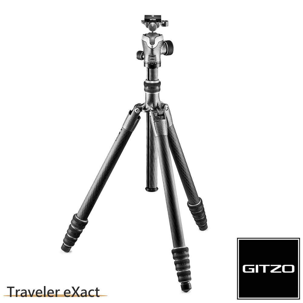 GITZO 雲台 GITZO】Traveler eXact 碳纖維三腳架雲台套組2號4節旅行家系列GK2545T-82QD