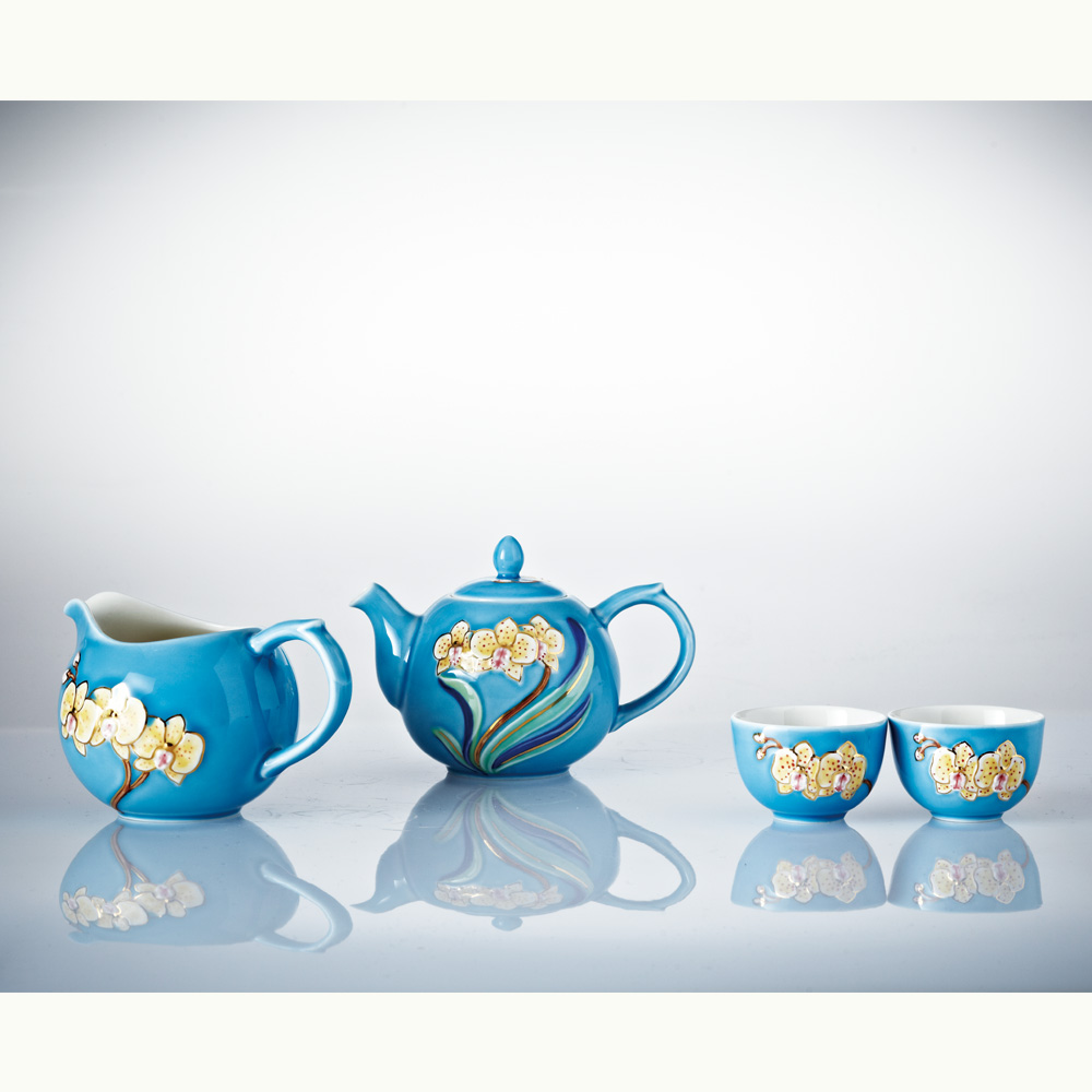 蝴蝶蘭花茶具組-乾唐軒ACERA官方商城