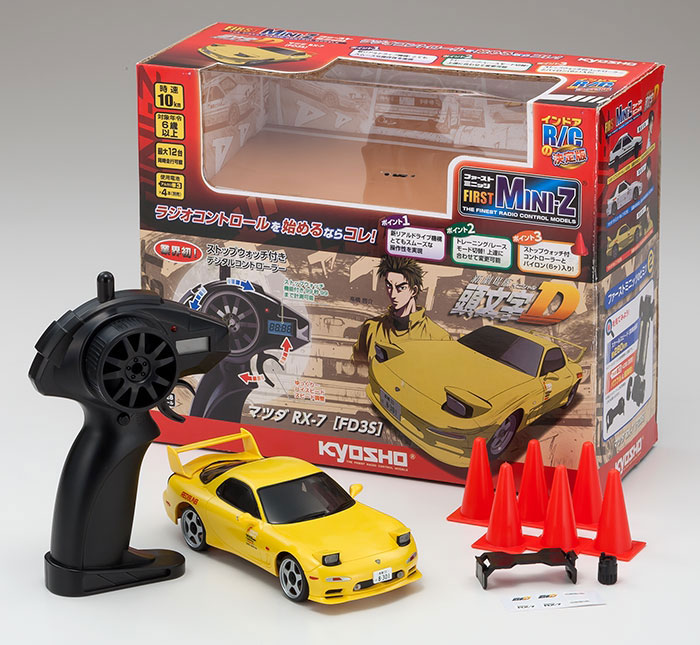 未開封 First Mini-Z 頭文字D マツダ RX-7 FD3S 高橋啓介 まるでミニカー！『頭文字D』第1巻の高橋啓介のFD（マツダRX-7