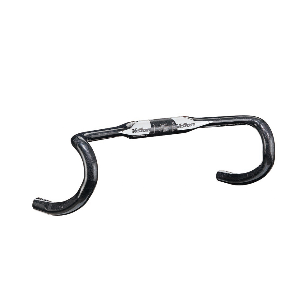 Vision TRIMAX CARBON 4D COMPACT 車把/把手- 黑/白| 熱銷推薦| SIMNA BIKE