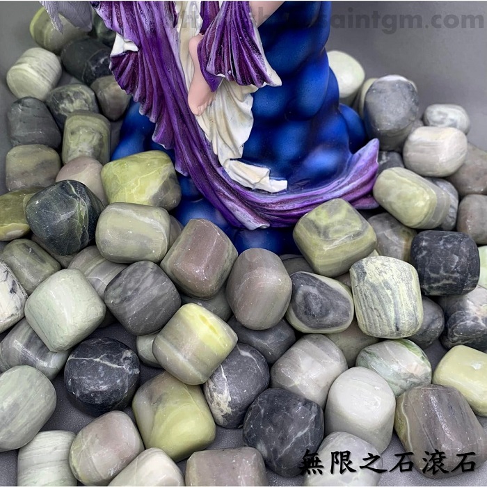 美石　蛇紋石 蛇紋石 3．8kg 鑑賞石 天然石販売 名取貴石 天然石原石鉱物