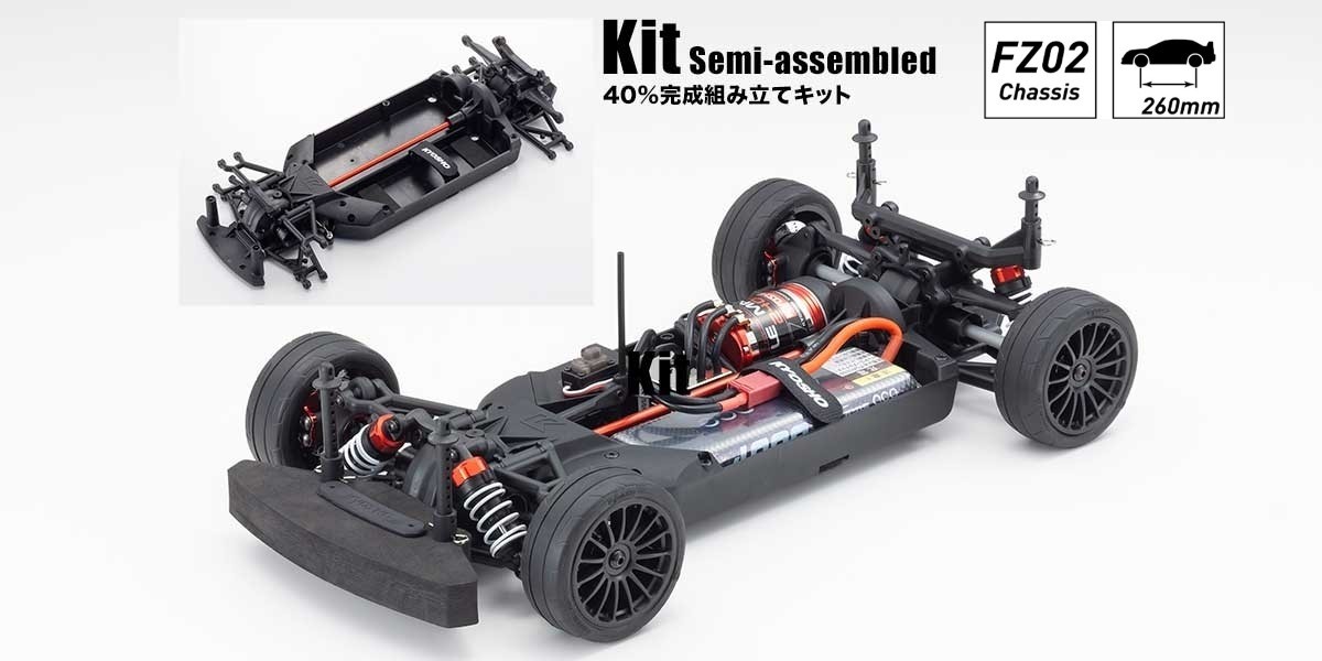 SJHOBBY｜【定價NT$6300】34461 1/10 EP FAZER MK2 FZ02 KIT 套件車