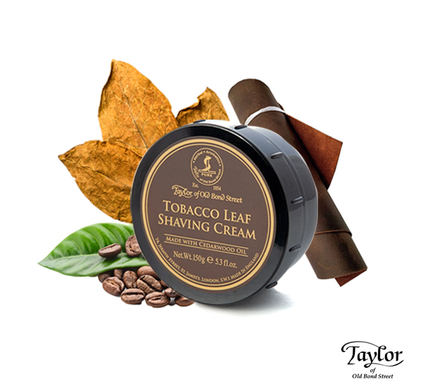 tobacco leaf shaving cream Taylor of Old Bond Street Tobacco Leaf Shaving Cream Bowl烘焙菸葉刮鬍膏(150g)