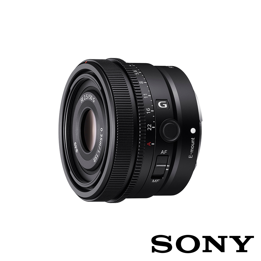 SONY】FE 50mm F2.5 G 廣角定焦鏡SEL50F25G 公司貨