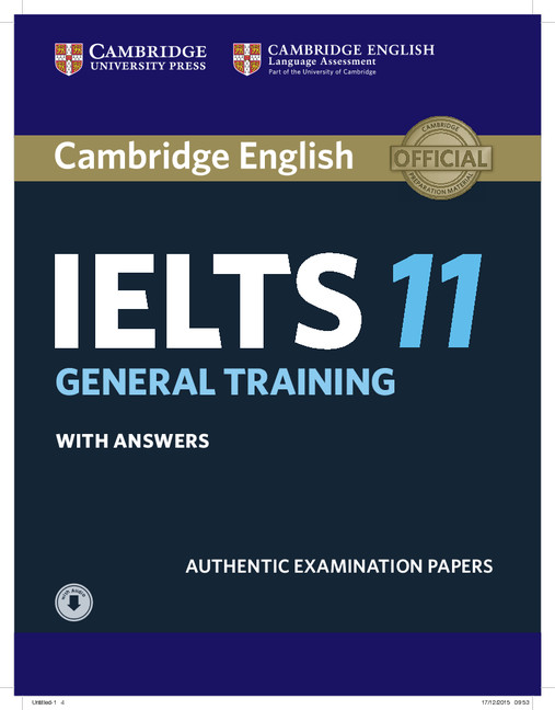 雅思官方全真題本(一般訓練組) Cambridge IELTS 11 General Training