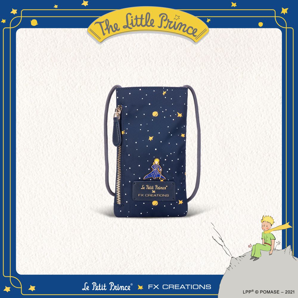 未開封 Le Petit Prince 英語版＋袋付 小王子Le Petit Prince聯名款】閃耀星空系列萬用側背袋-星空藍