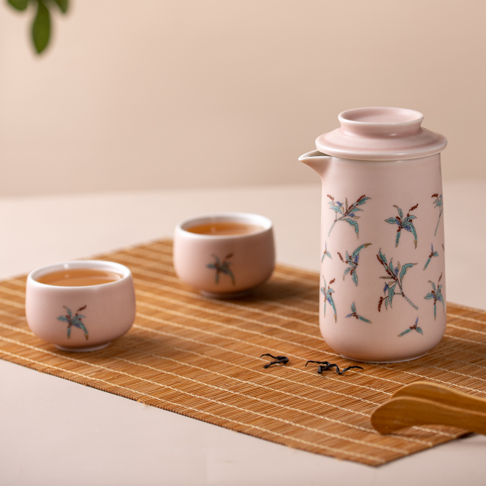 濁手花卉紋泡茶器-乾唐軒ACERA官方商城