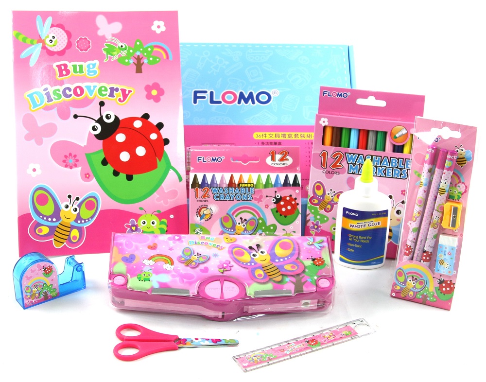 富樂夢】36件文具禮盒套裝組|SS-BU018、SS-SU016、SS-TT017、SS-DA017
