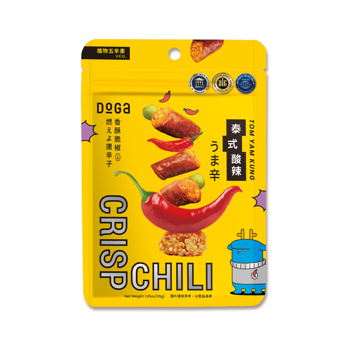 DoGa2.0香酥脆椒☆泰式酸辣(植物五辛素) /獨享包