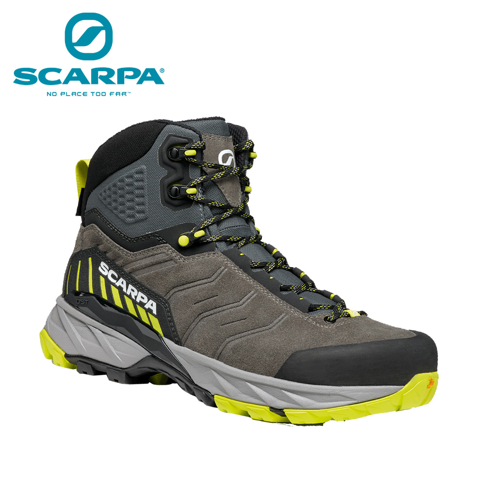 義大利【SCARPA】RUSH TRK GTX M 男款中筒GTX 登山鞋鈦灰/萊姆63140