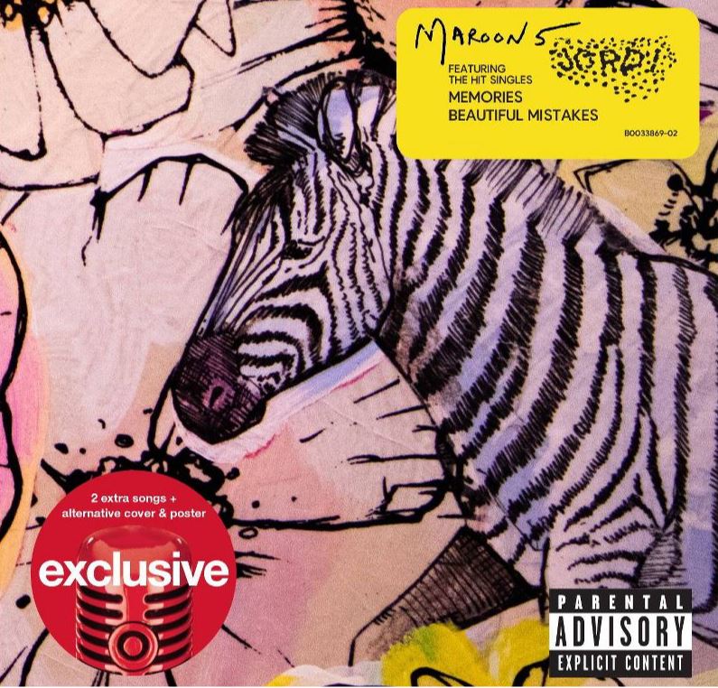 魔力紅樂團 Maroon 5 - JORDI (Target Exclusive) (CD)