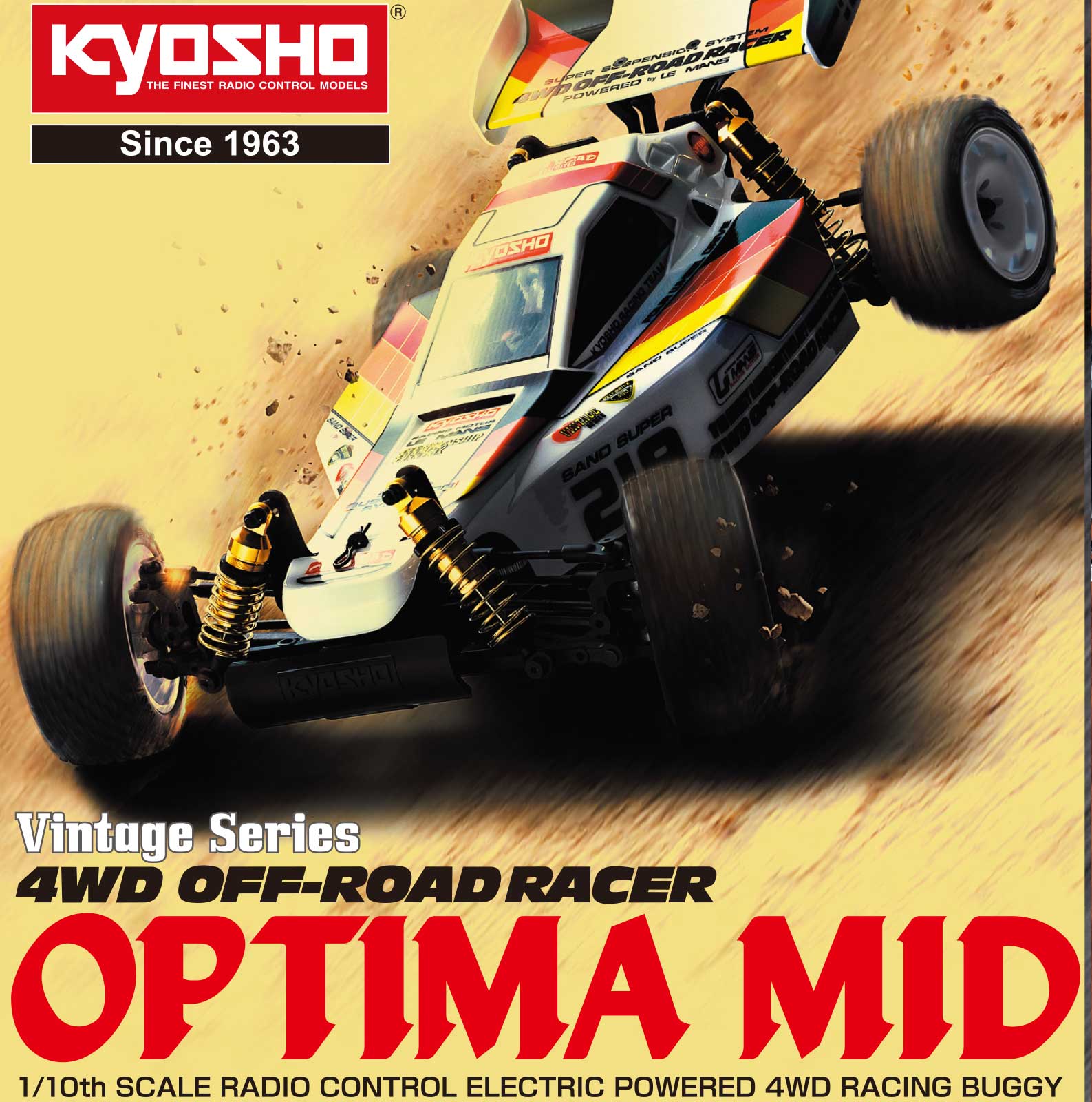 SJHOBBY｜30622 1/10 EP 4WD OPTIMA MID中置千里馬2022年版