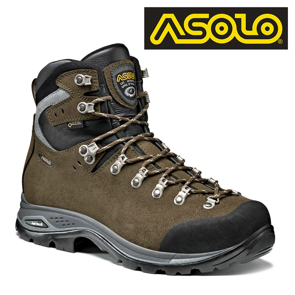 ASOLO 男款GTX 中筒郊山健走鞋Greenwood GV A23094/A034 / 城市綠洲