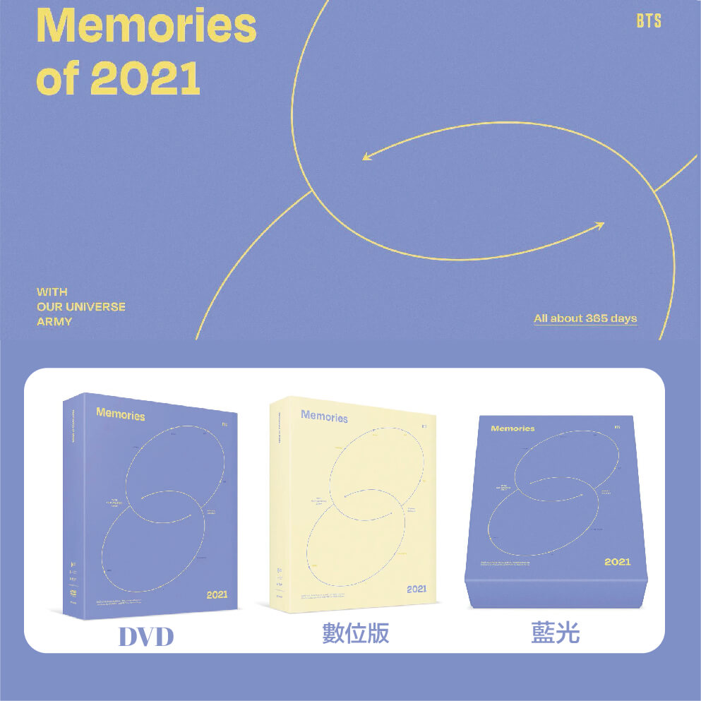 BTS - Memories of 2021 Blu-ray / 防彈少年團 【公式通販】