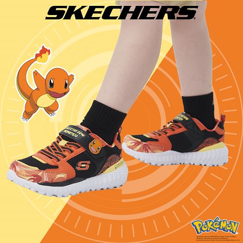 小火龍　美品 SKECHERS 男童系列寶可夢小火龍限定款(407104LORMT) | 熱銷推薦| SKECHERS