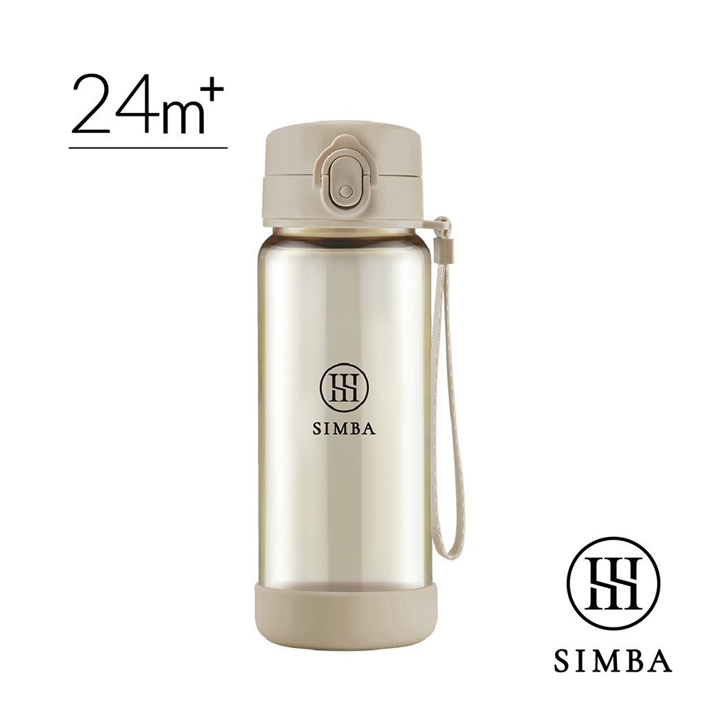 壺　朴貞九 鉑金PPSU兒童吸管水壺400ml-挖土機| 小獅王辛巴Simba