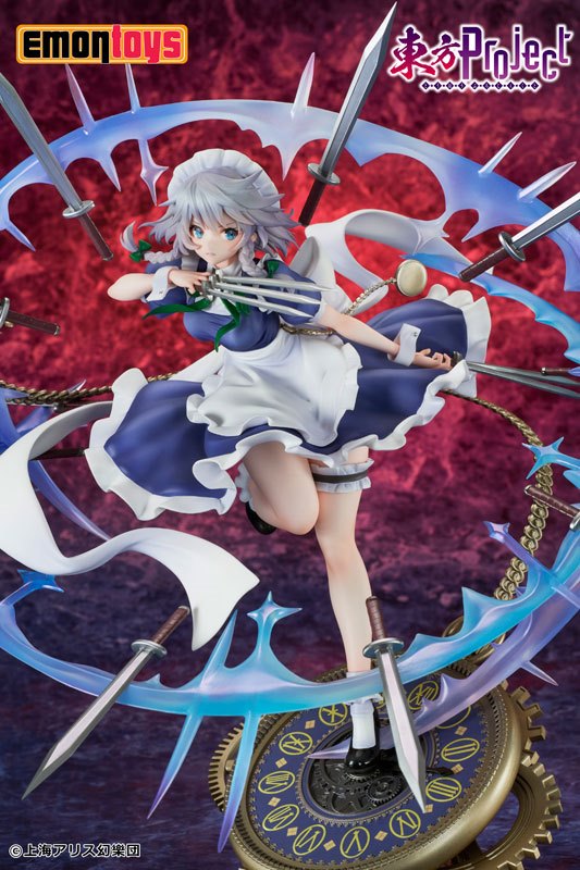 預購)EMONTOYS 1/7 東方Project 十六夜咲夜PVC | 熱銷推薦| 東海模型