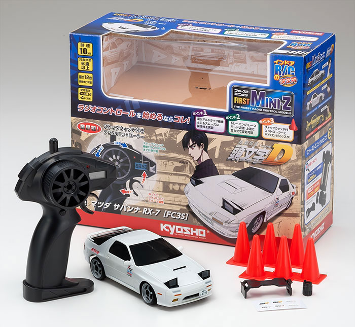 66602L FIRST MINI-Z系列-頭文字D 高橋涼介MAZDA RX-7 FC3S (附燈版本)