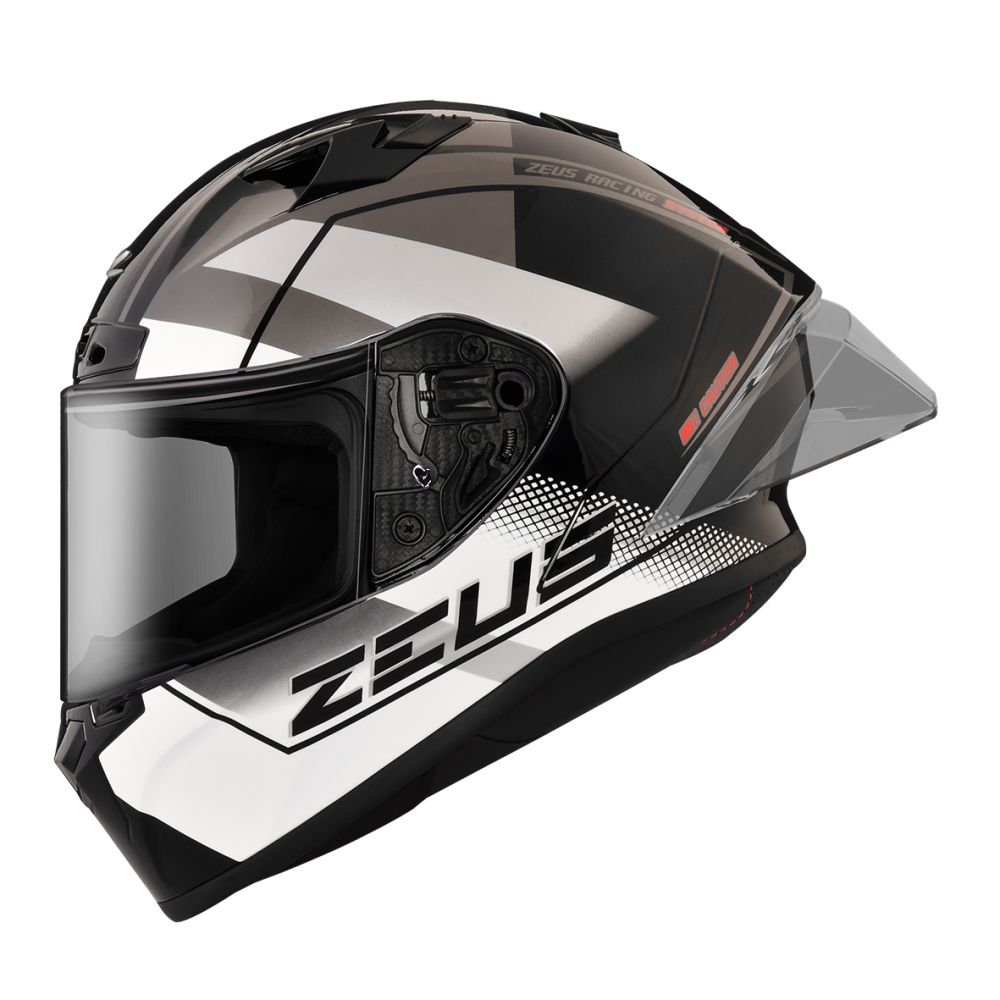 全新體驗】ZEUS ZS826 BK17 黑白全罩式安全帽