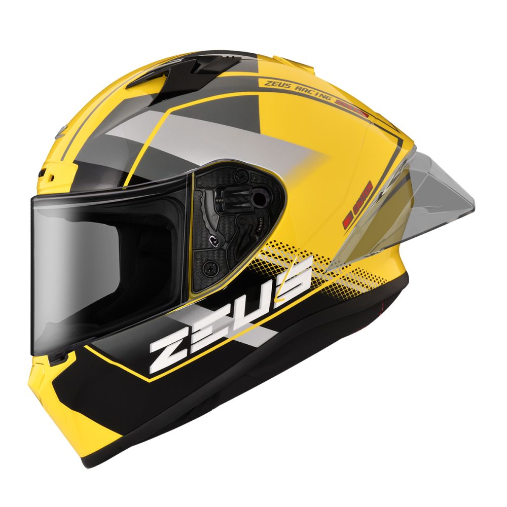 全新體驗】ZEUS ZS826 BK17 螢光黃黑全罩式安全帽