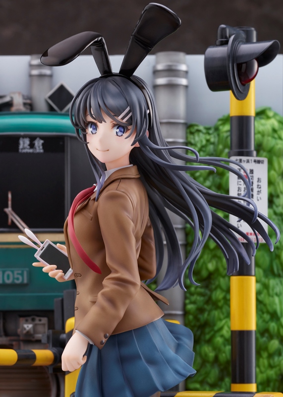 預購)eStream 1/7 青春豬頭少年不會夢到兔女郎學姊櫻島麻衣江之電PVC