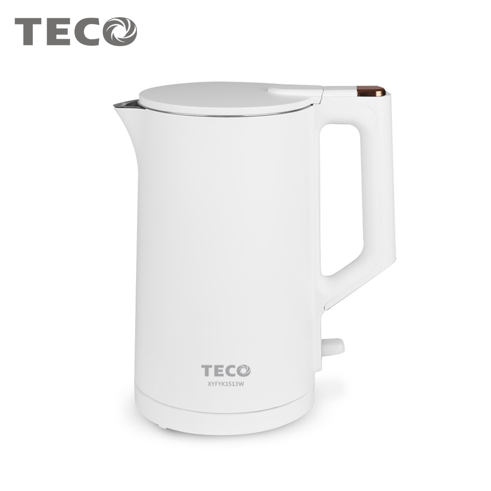 愛爾達購物網ELTAgo.tv -【東元】316不鏽鋼雙層防燙快煮壺XYFYK1513W