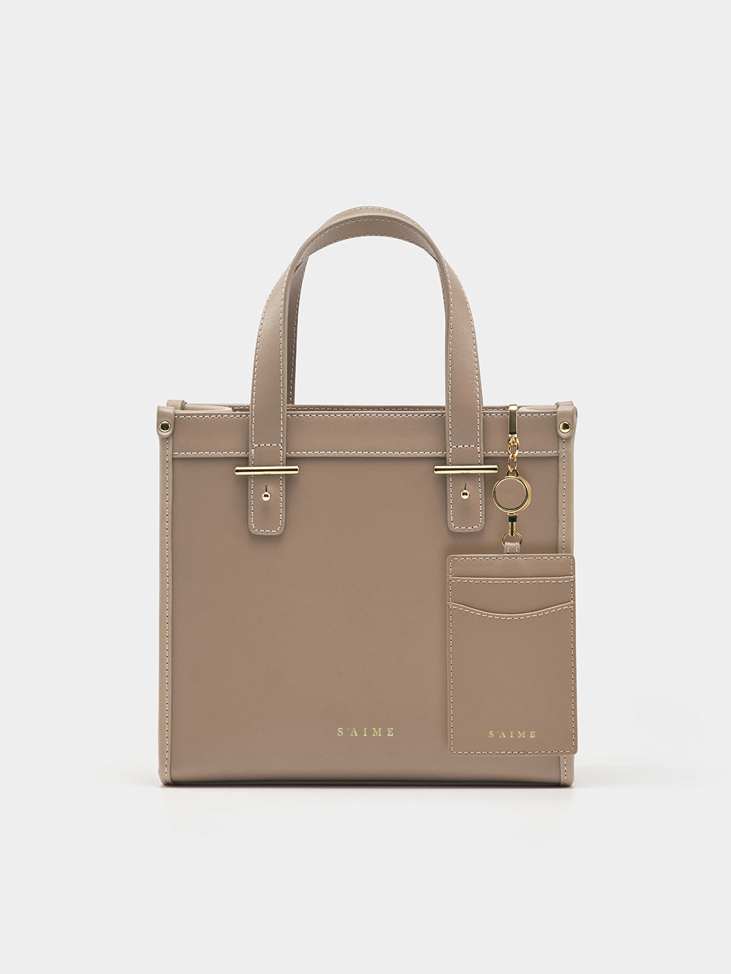 ■S'AIME■真皮梯形手提小方包 本革台形ハンドバッグ/送料込 □S'AIME□真皮梯形手提小方包 本革台形ハンドバッグ/送料込