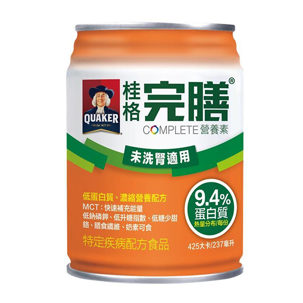 QUAKER桂格】完膳營養素#未洗腎配方237ml (24入/箱) - 德昌藥局