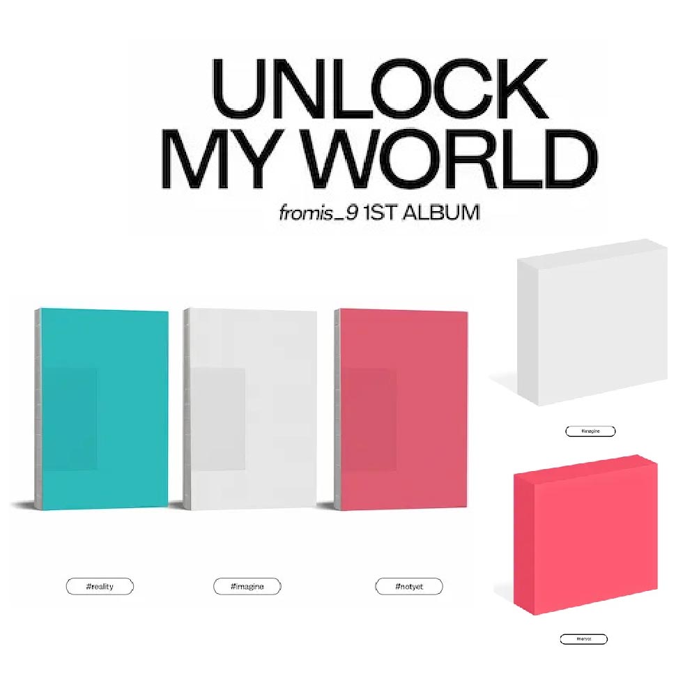 FROMIS_9 - UNLOCK MY WORLD ( 1ST FULL ALBUM ) 正規一輯CD 韓國進口
