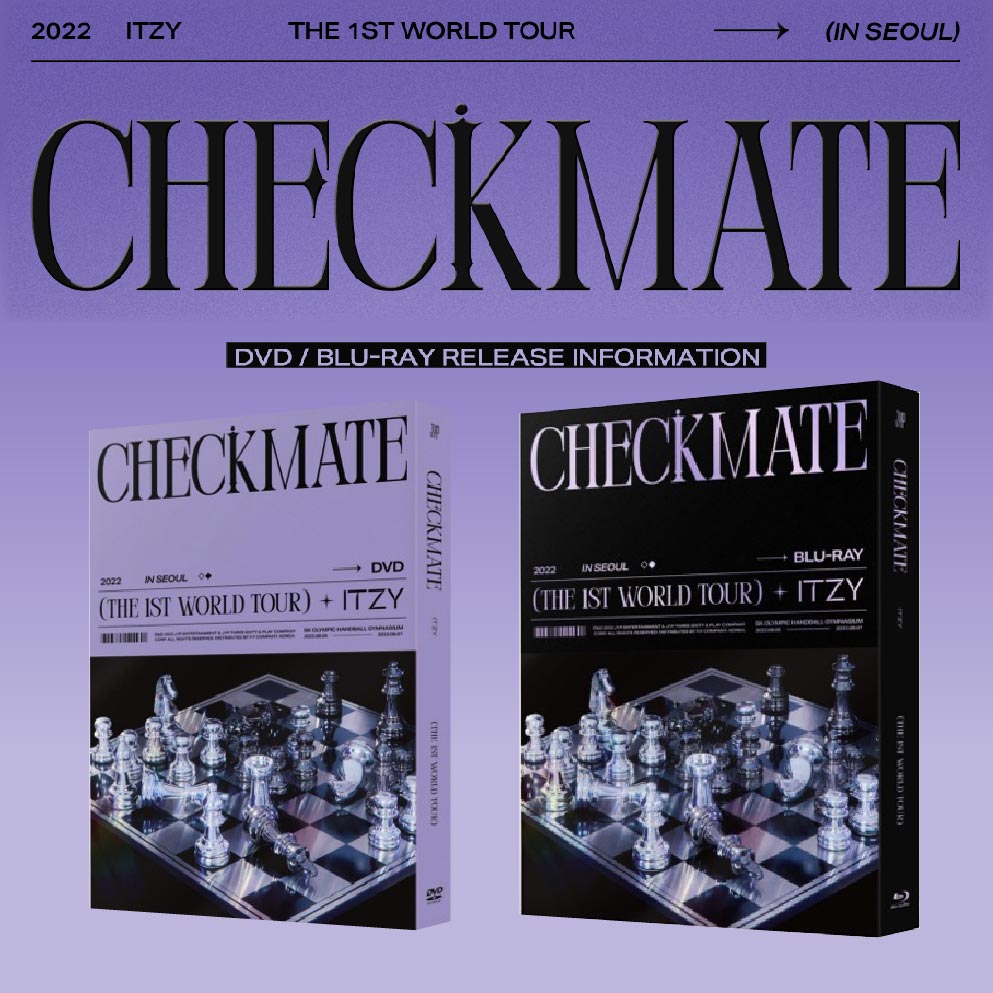 ITZY - THE 1ST WORLD TOUR (CHECKMATE) DVD 藍光韓國進口| 熱銷
