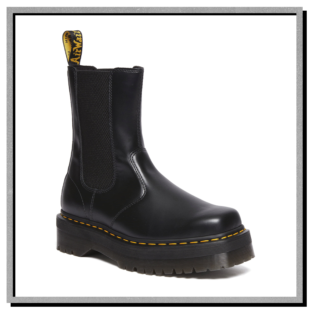 DR. MARTENS 馬汀大夫中筒靴2976 HI QUAD SQUARED POLISHED SMOOTH