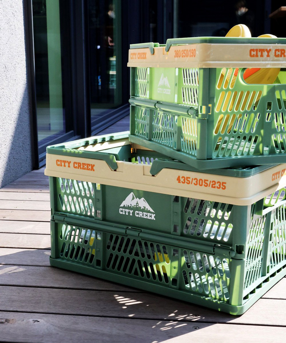 niko and原創系列CITY CREEK摺疊收納手提籃L-一色-183538